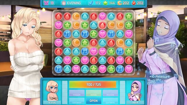 Huniepop 2 Sex with Jessie and Abia