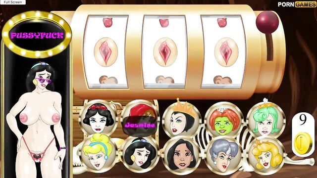 Aladdin Sex Slot Machine, Disney Parody