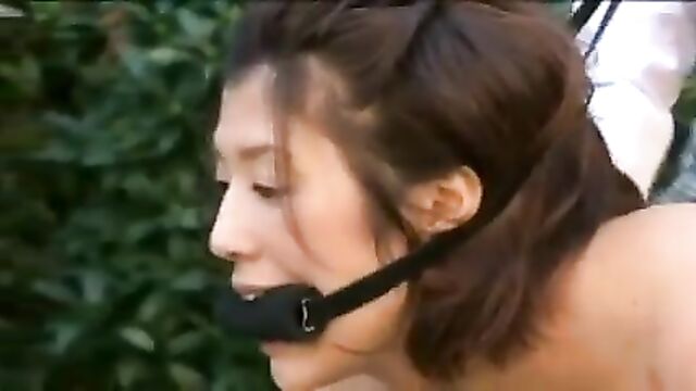 Japanese Goddess With Her PET PonyGirl - ButtPlug