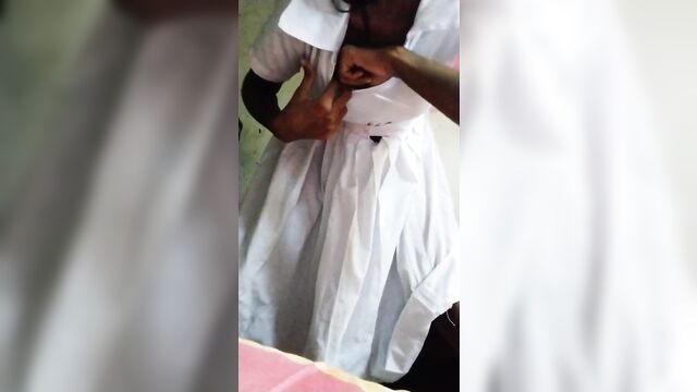 Sri lankan school girl madhu hansi dance with uniform