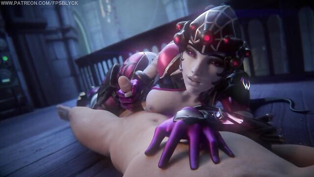 Widowmaker Handjob by Fpsblyck