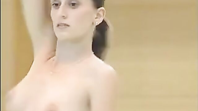 Romanian Gymnast Claudia Presecan - Nude Exercise