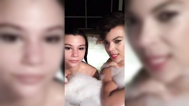 Girls in Bubble Bath