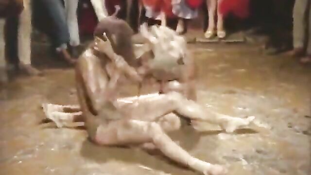 Brothel Chicks Catfight in the Mud (1960s Vintage)