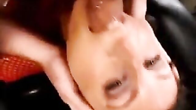 young chick gets face fucked