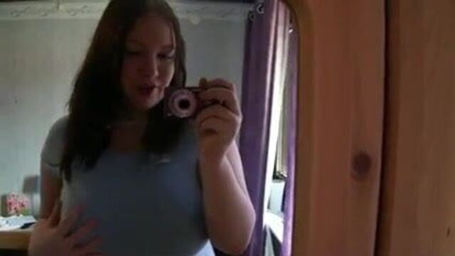 Huge Tits In The Mirror