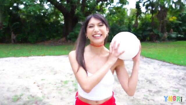 YNGR - Bubble Butt Latina Fucked Hard After Volleyball