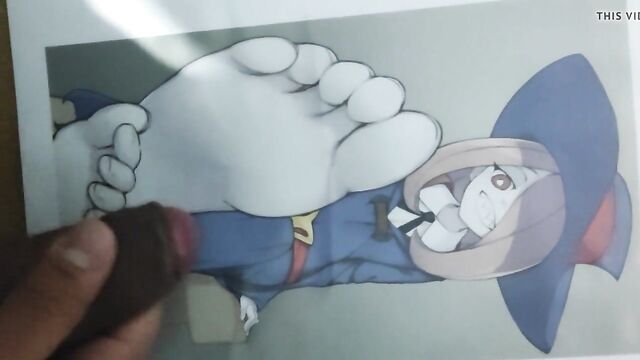 Sucy Manbavaran (little witch academia) Feet Cum Tribute