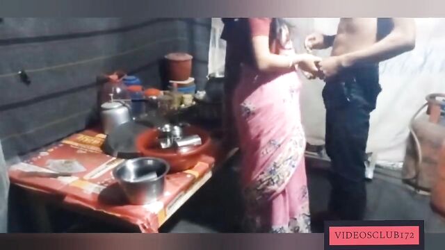 Bhabhi fucked by brother-in-law in kitchen