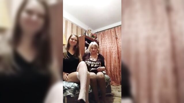 Russian Mom With Not Daughter