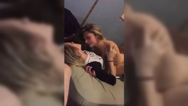First Timer Lesbo Gets Eaten out by BFF