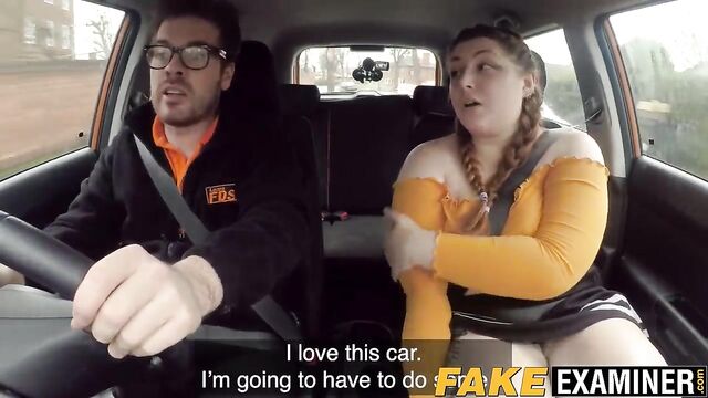 Fake driving school fucks bbw