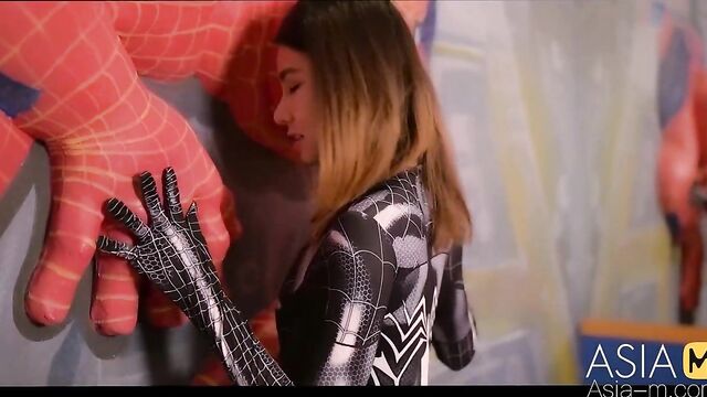 Trailer-Battle with Spider-Woman without Condom-Ai Ai-MT-005-Best Original Asia Porn Video