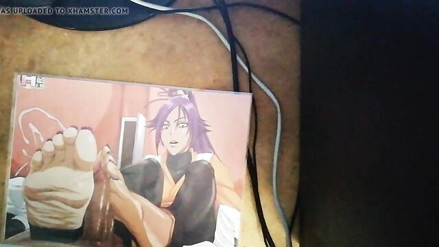 Yoruichi (Bleach) Feet Cum Tribute