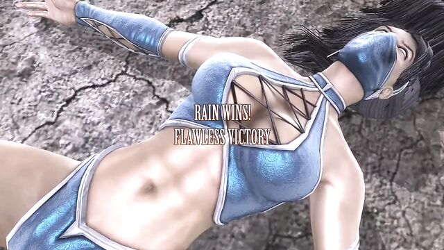 MK9 Kitana, Jade, Sonya Lose Pose + Rain and Subzero Mercy