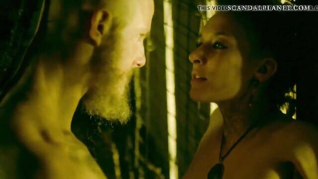 Josefin Asplund Nude Sex Scene in Vikings - ScandalPlanetCom