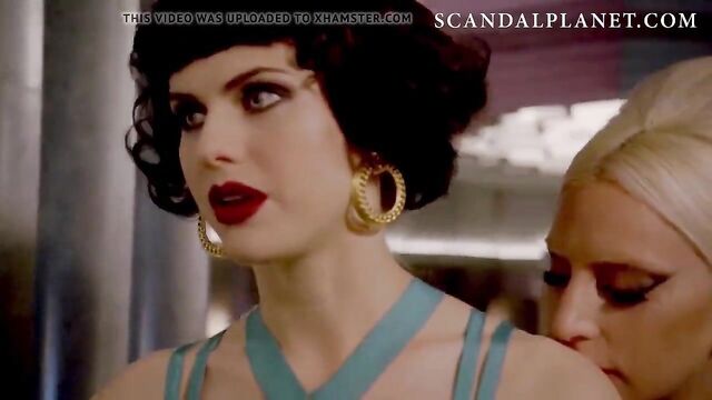 Alexandra Daddario & Lady Gaga Lesbian Kiss on ScandalPlanet