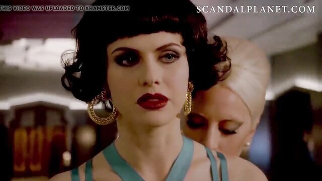 Alexandra Daddario & Lady Gaga Lesbian Kiss on ScandalPlanet