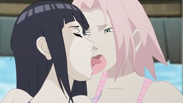 Futa Sakura And Sarada Pounding Hinata