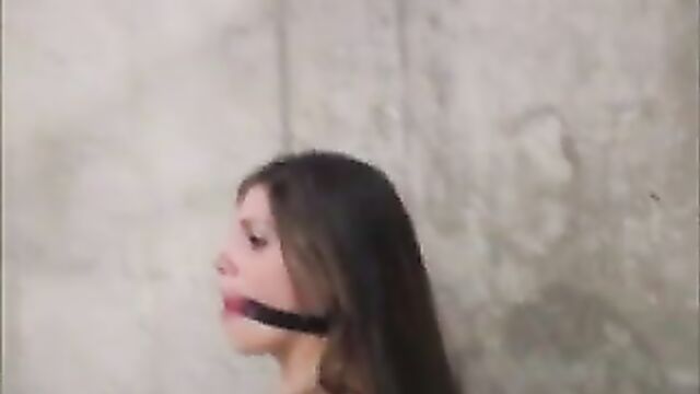 Sasha Fae gagged