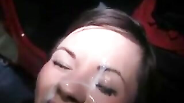 Scottish Slut Takes Three Facials