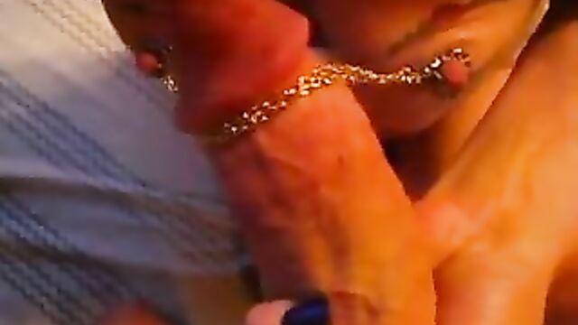 squirtys ringed+chained nips with drippys cock