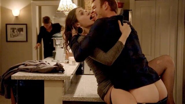 Emmy Rossum Sex On The Kitchen Counter In Shameless