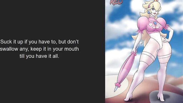 Hentai JOI - Princess Peach (Breath Holding, Piss Play)