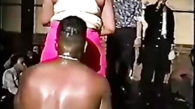 Black Male Stripper Sucked on Stage