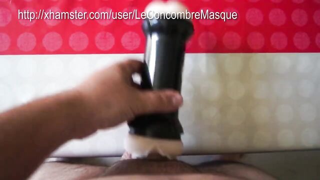 Double fleshlight masturbation