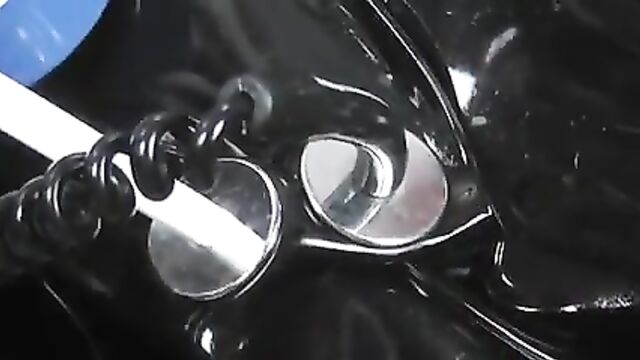 Rubber pulsating Vacuum suit