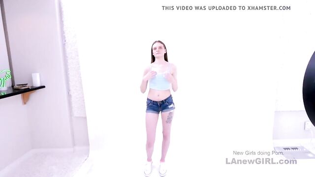 Petite Teen wants model job and gets fucked at Audition POV