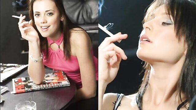 Attractive Smokers Face Off