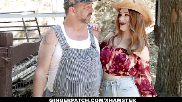 GingerPatch - Ginger In Cowboy Boots Gets Cocked