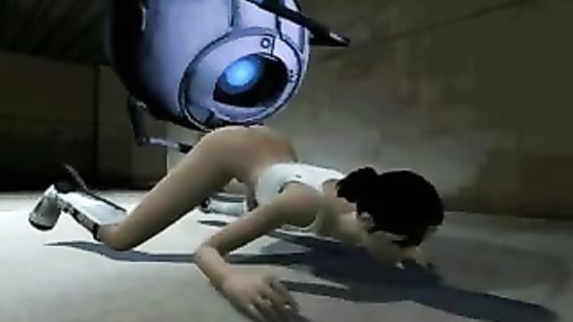 Wheatley Fucks The Out Of Chell From Portal 2