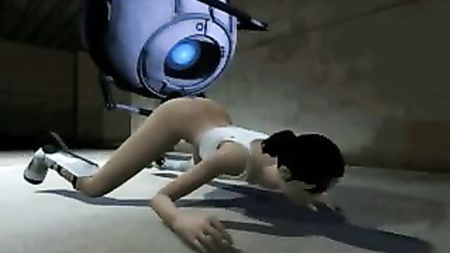 Wheatley Fucks The Out Of Chell From Portal 2