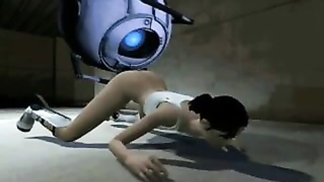 Wheatley Fucks The Out Of Chell From Portal 2