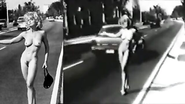 Madonna naked on the street