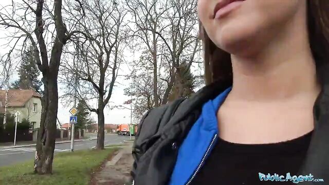 Public Agent Amirah Adara Fucks a stranger while her BF wait