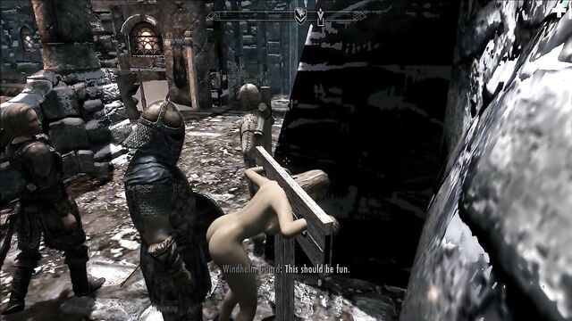 Skyrim villainess Elenwen fucked whipped pt1