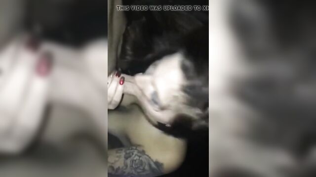 Really beautiful bitch with thong, doggy and facial cumshot