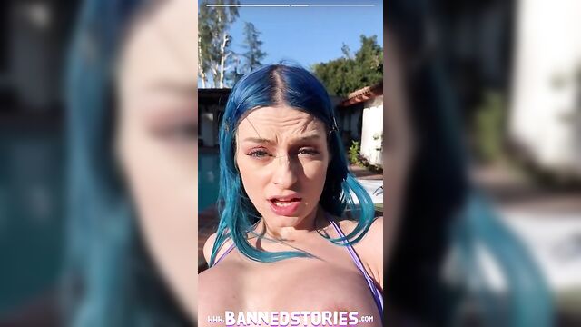 Hot TEEN Jewelz Blu Gets Fucked in Public Pool POV