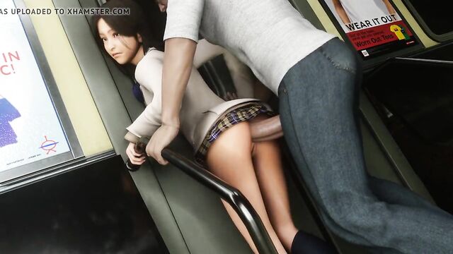 Sawamura Haruka - Anal On A Train