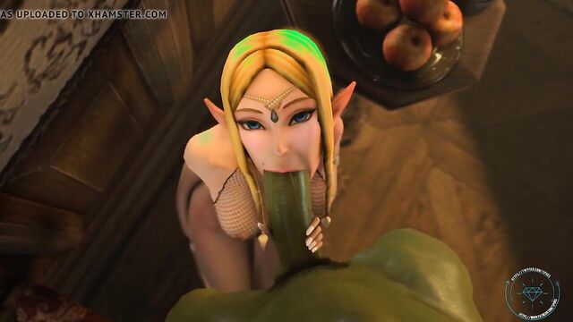 Princess Zelda Blowjob