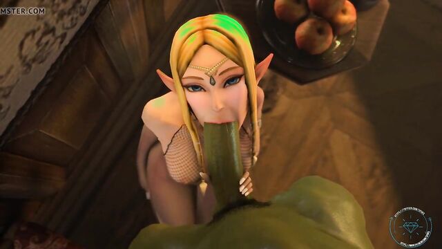 Princess Zelda Blowjob
