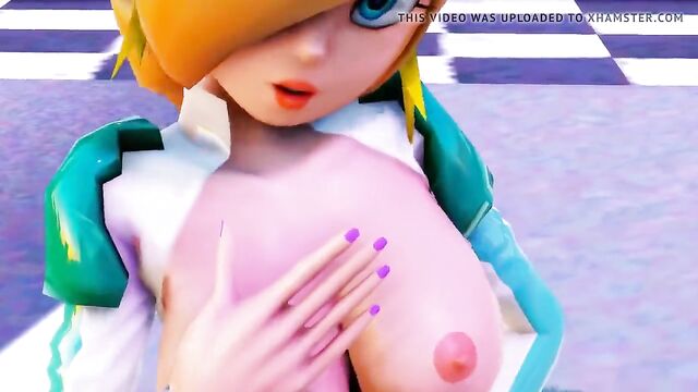 MMD R-18 Peach & Rosalina Mario 3D Hentai MV