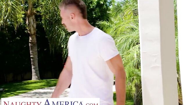 Naughty America - Kenzie Madison fucks her boyfriends buddy