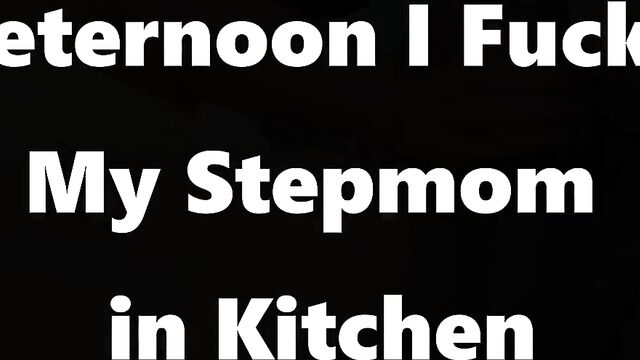 Stepmom Help Me To Cum & I Fucked Her in Kitchen