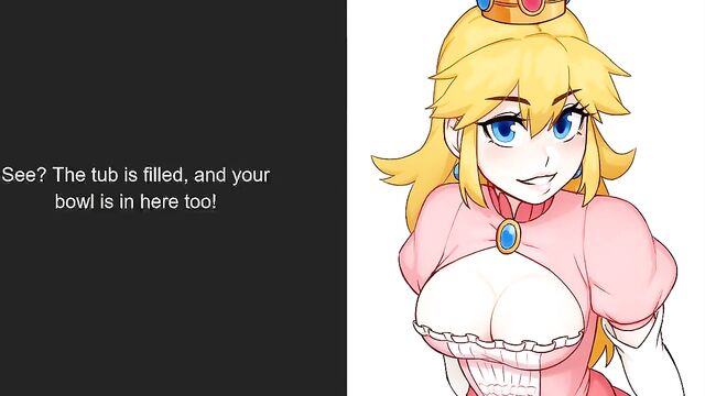 Hentai JOI - Princess Peach 2 (Pet play, Piss Play, etc)