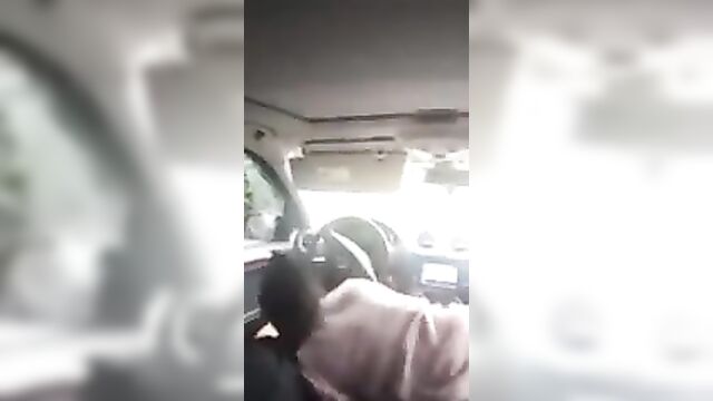 crazy bj in a car